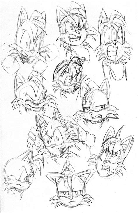 Tails Expressions (Anger) by Chauvels on DeviantArt