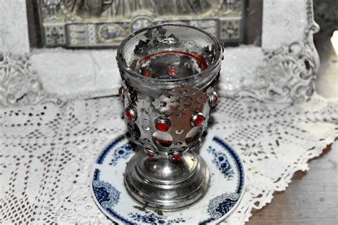 Free picture: glass, handmade, object, religion, religious, silver, cup, table