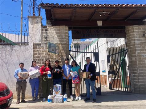 Estudiantes del Cunoc realizan donación al Hogar del Niño Minusválido ...