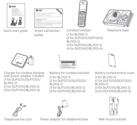 AT T DLP72212 DECT 6.0 Cordless Telephone Owner's Manual