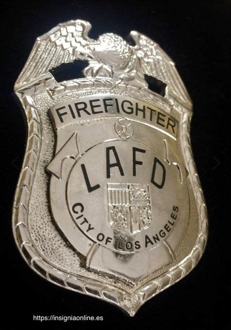 Los Angeles Fire Dept badge | Insignias, Placas de policía y Uniformes militares