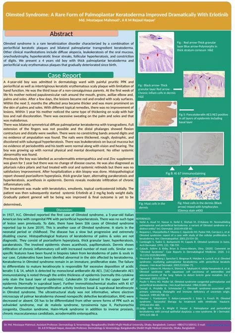 (PDF) Olmsted syndrome poster