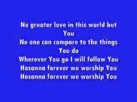 Hosanna Kirk Franklin +Lyrics - YouTube