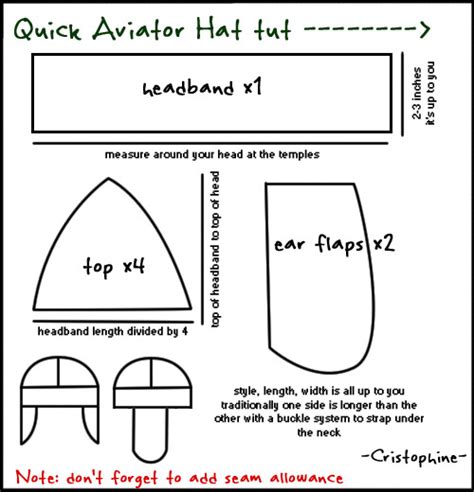 Aviator Cap Tutorial by Cristophine on DeviantArt