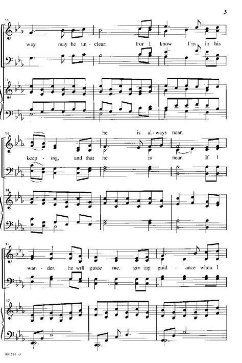 Where He Leads Me I Will Follow (SATB ) by G | J.W. Pepper Sheet Music