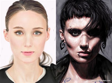 Kyle Lambert - Lisbeth Salander - Digital Portrait