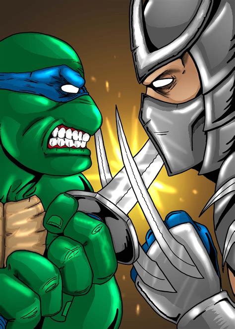 leonardo vs the shredder by James-ed-Marsh on DeviantArt | Tmnt, Ninja turtles 2, Teenage mutant ...