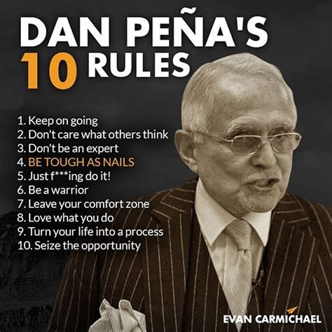 Dan Pena-isms — Words to help you make your millions