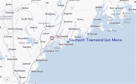 Southport, Townsend Gut, Maine Tide Station Location Guide