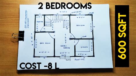 2 Bedroom 600 Sq Ft Apartment Floor Plan | Viewfloor.co