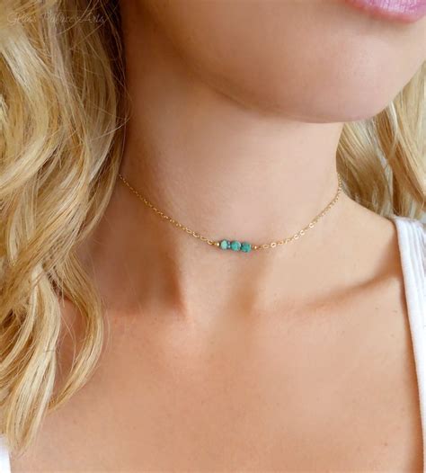 Bohemian Beaded Turquoise Choker Necklace For Women | Turquoise choker, Chokers, Choker necklace