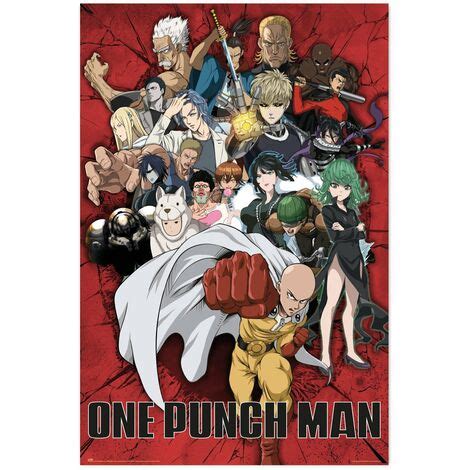 Affiche one punch man heroes