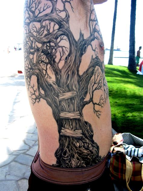 Slip with Snak: TREES, TREE TRIMMERS & A TREE TATTOO