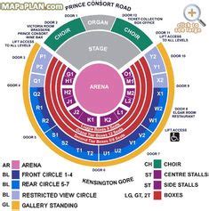 full capacity eric clapton block stage layout Royal Albert Hall seating plan London Calling, Pie ...