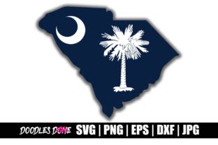 South Carolina Flag SVG Graphic by Doodlesdone · Creative Fabrica