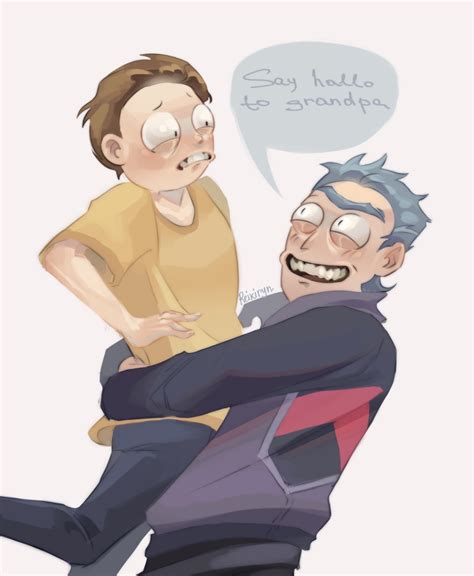 Prime Rick and his grandson by reikiryn on DeviantArt