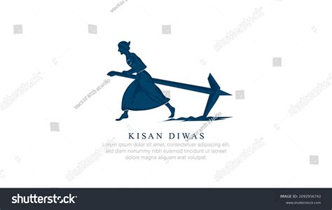 Kisan Diwas Vector Illustration Kisan Diwas Stock Vector (Royalty Free ...