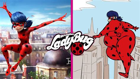 🐞 Miraculous Ladybug Characters FAT Version 😁 @ZizoList - YouTube