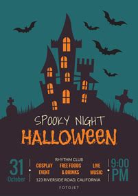 Halloween Flyers - Design Your Own Halloween Flyers Online for Free ...
