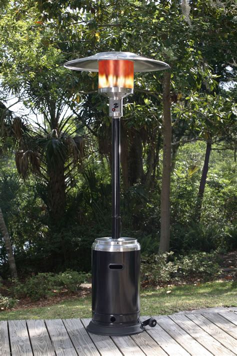 Paramount Black And Stainless Steel Full Size Propane Patio Heater - Electric Fireplaces Toronto