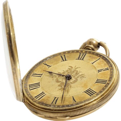 Victorian Gold Open Pocket Watch transparent PNG - StickPNG