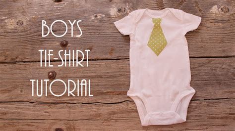 Boys Tie Shirt Tutorial | Mommy's Little Sunshine