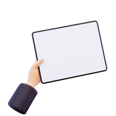 Hand Holding Laptop 3D Icon download in PNG, OBJ or Blend format