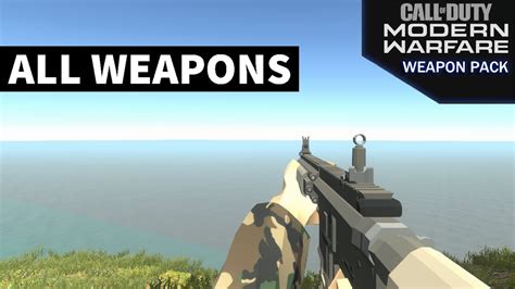 Ravenfield: MW Weapons Pack All weapons Showcase - YouTube