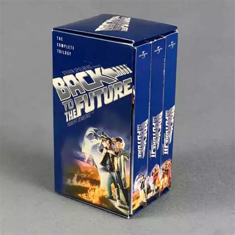 VTG BACK TO the Future Trilogy VHS Tape Set Lot Collector Michael J ...