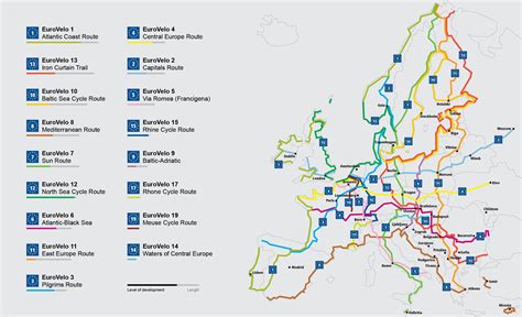 The map of the European cycling network : r/europe