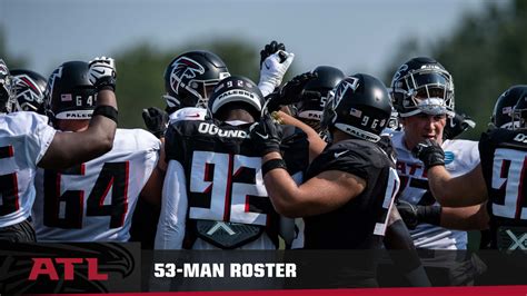 Falcons announce 53-man roster