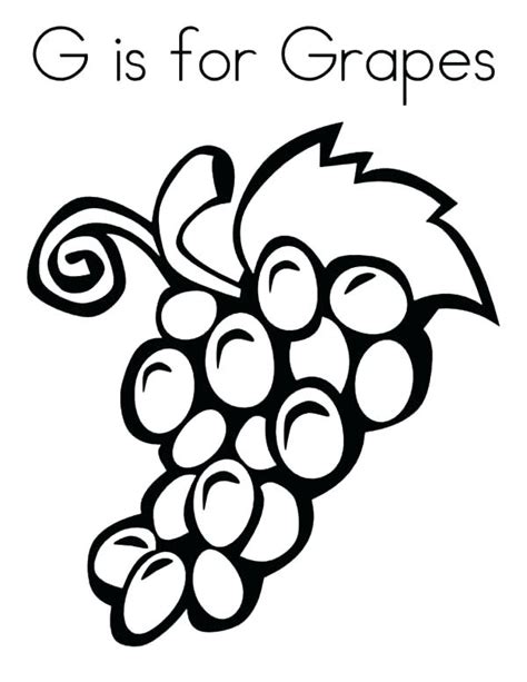 Grape Vine Coloring Page at GetColorings.com | Free printable colorings pages to print and color