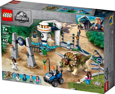 LEGO Jurassic World Triceratops Rampage 6278184 - Best Buy