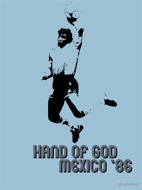 "Maradona - Hand of God" T-shirt by givemeone | Redbubble