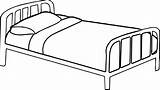 Bed For Coloring Pages sketch template
