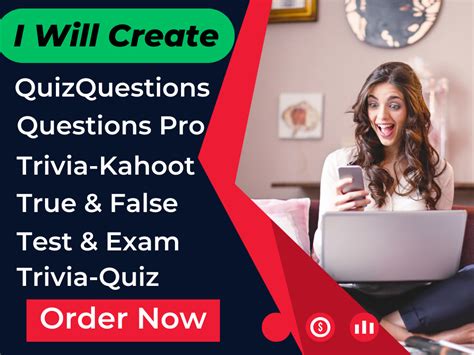 Trivia quiz, kahoot, quiz questions, mcqs, questions pro, exam test, paper | Upwork