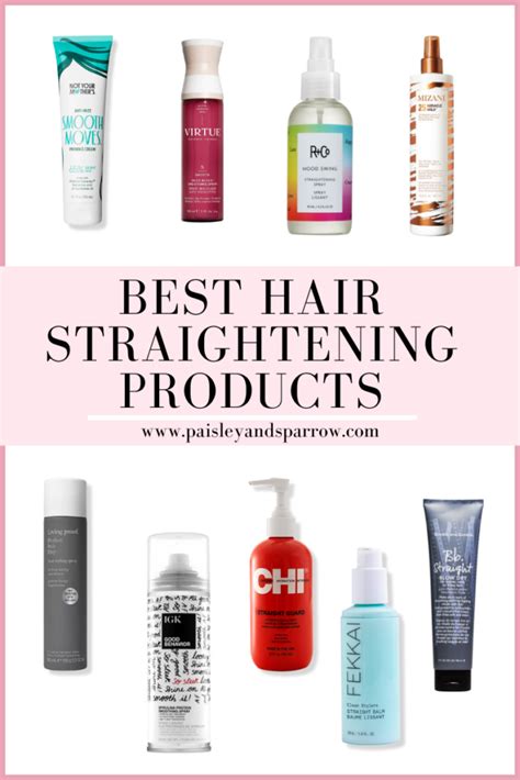 25 Best Hair Straightening Products - Paisley & Sparrow