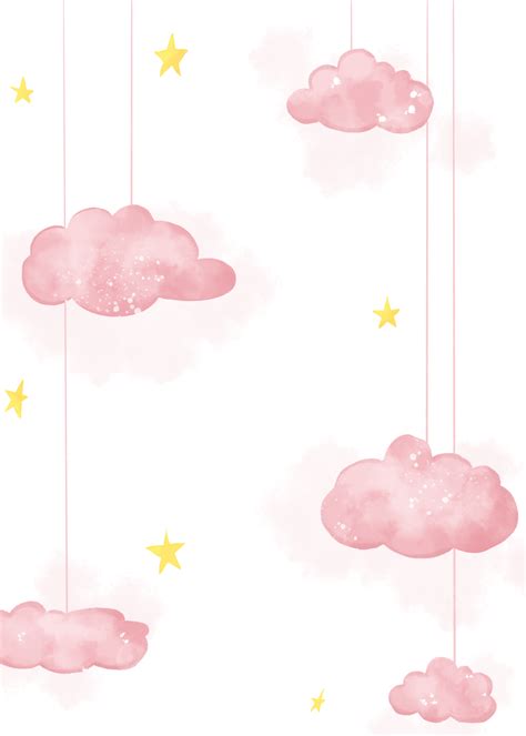 Light Pink Clouds Background