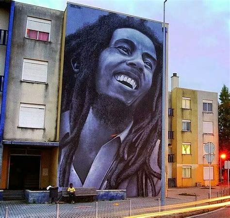 Bob Marley | Street art, Amazing street art, Street art graffiti