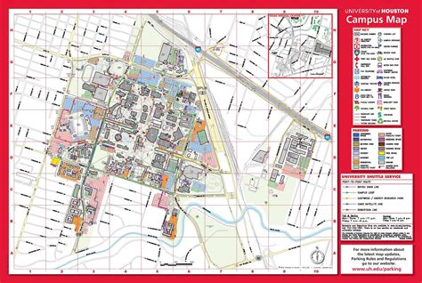 Free Download Hd University Of Houston Campus Map Campus Map University | Images and Photos finder