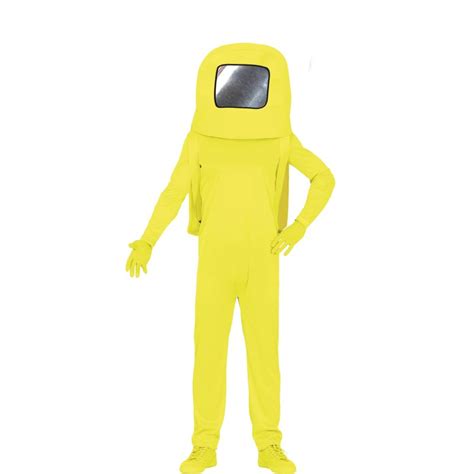 Yellow Killer Among Us Astronaut Costume