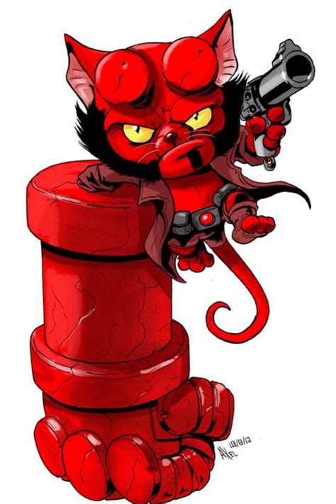 Baby HellBoy | Hellboy art, Comic books art, Comic art