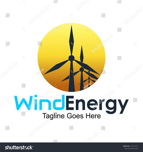 Image Logo Vector Wind Energy Stock Vector (Royalty Free) 1713101311 | Shutterstock