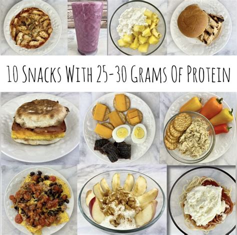 Ten Snacks With 25-30 Grams Of Protein - Heather Mangieri Nutrition