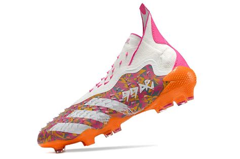 2023 Adidas PREDATOR FREAK + FG Yellow and White Football Boots