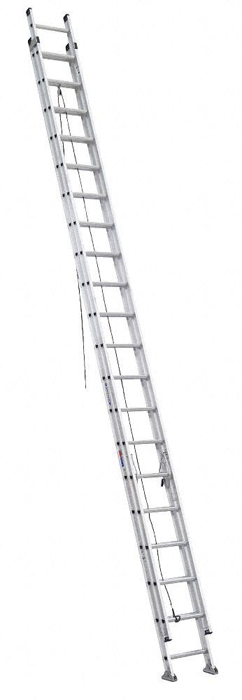 WERNER 40 ft Aluminum Extension Ladder, 300 lb Load Capacity, 89.5 lb Net Weight - 4XN95|D1540-2 ...