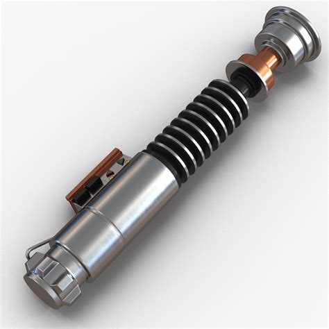 luke skywalker lightsaber 2 3d model