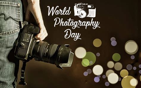 World Photography Day Camera In Hand 4k Hd Wallpaper