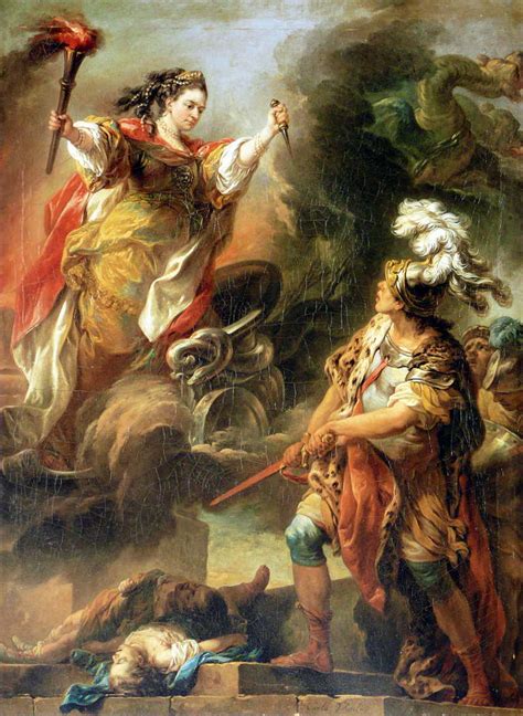 Miss Clairon in Medea. Charles-Andre van Loo