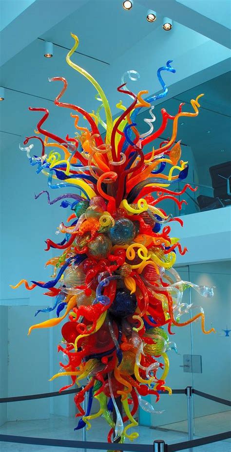 Artist Dale Chihuly- Would do this if vaulted ceiling or 2 story place | Chihuly, Glass art ...